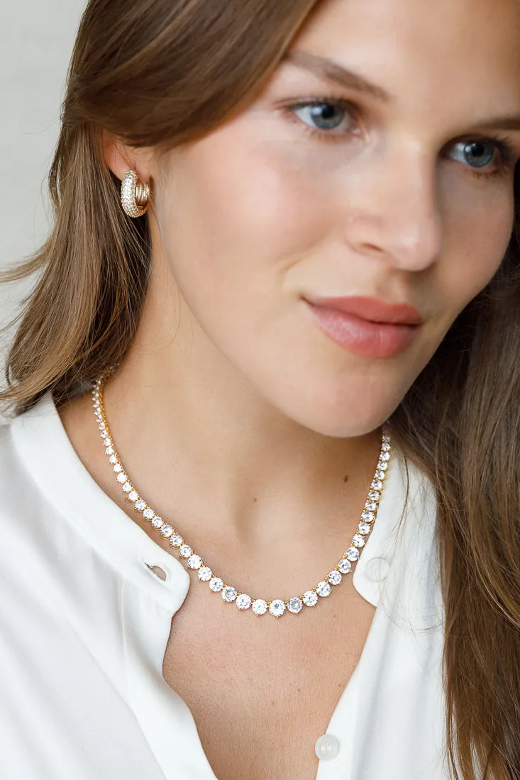 CZ SMALL HOOPS