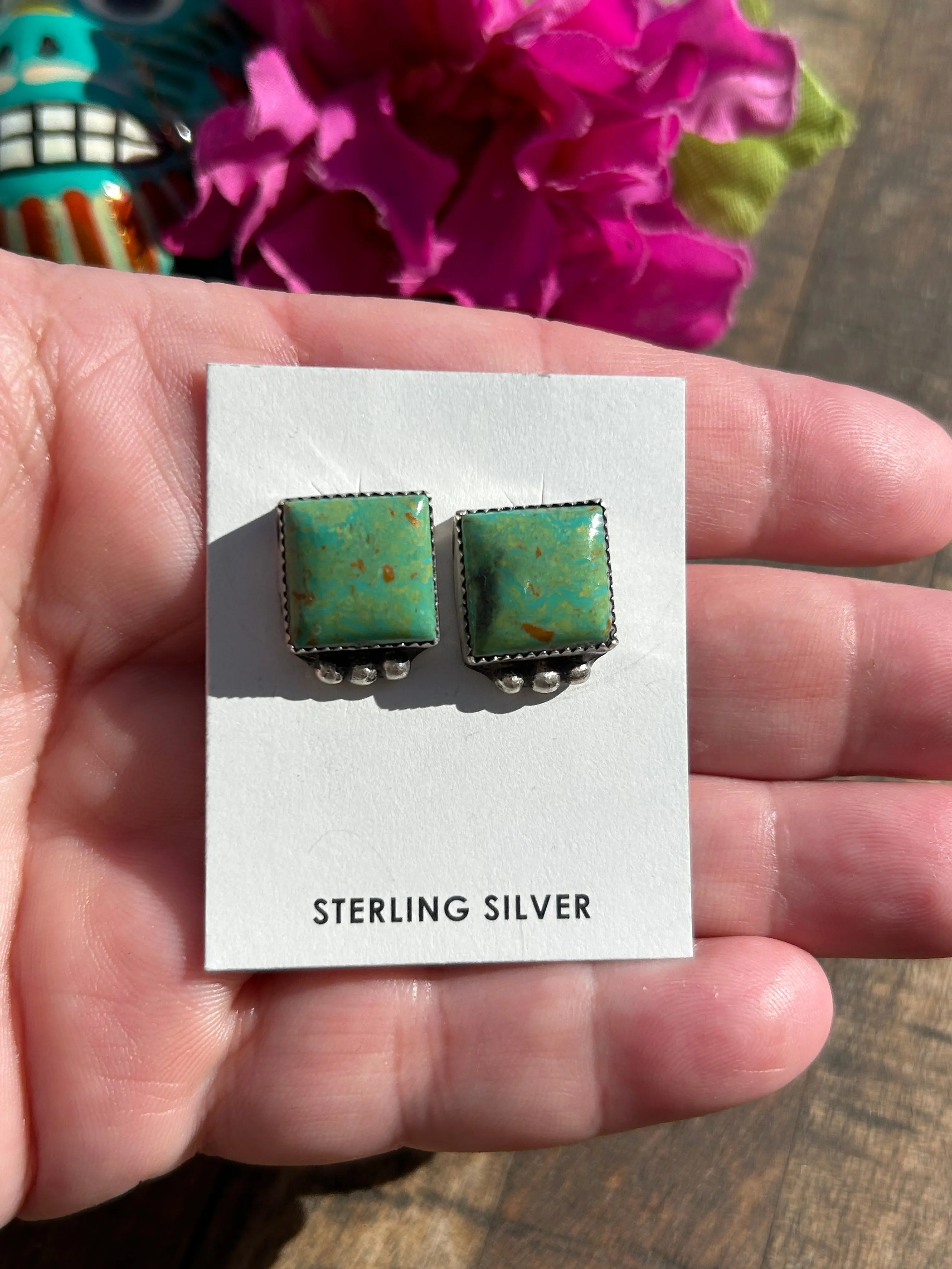 Kingman Square Studs #3