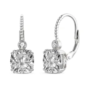 Marie Zirconia Leverback Drop Earrings