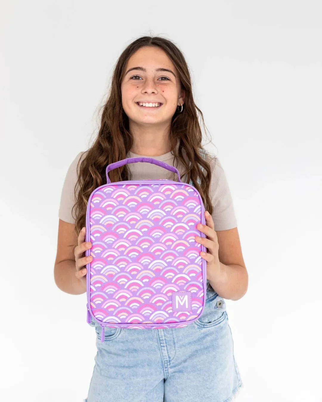 MontiiCo Insulated Lunch Bag Rainbow Roller