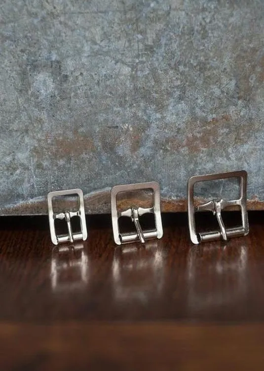 Nickel Roller Buckle - 1/2"