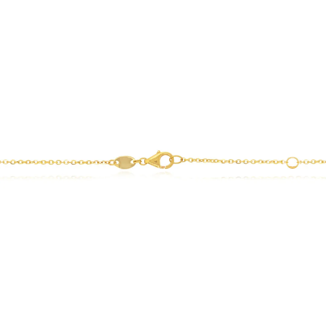 Onyx Single Heart Necklace