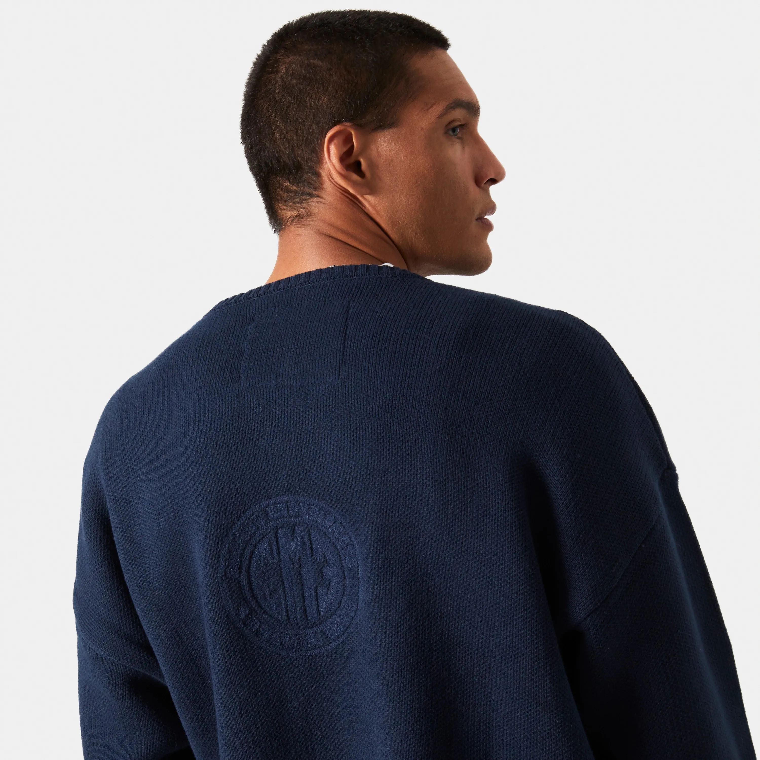 R Roller Navy Knit