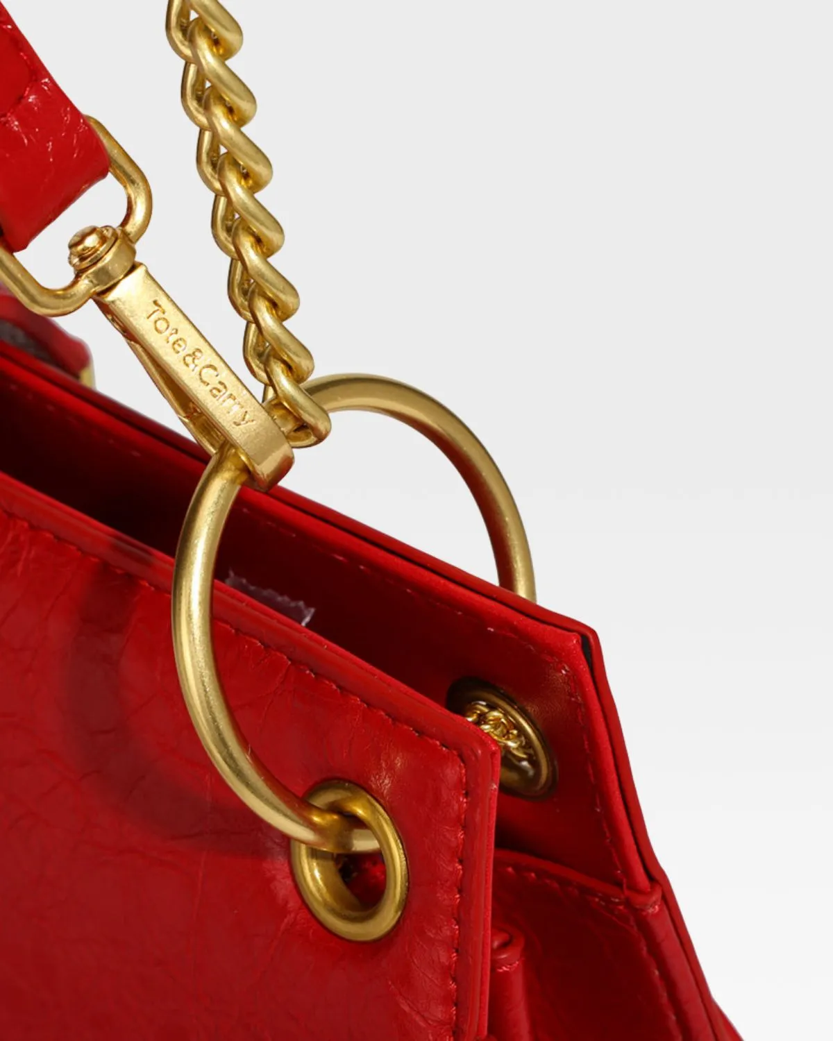 Red Elise Shoulder Bag