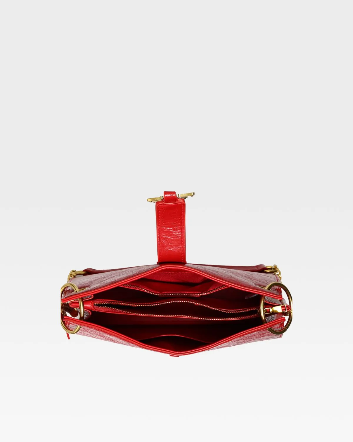 Red Elise Shoulder Bag