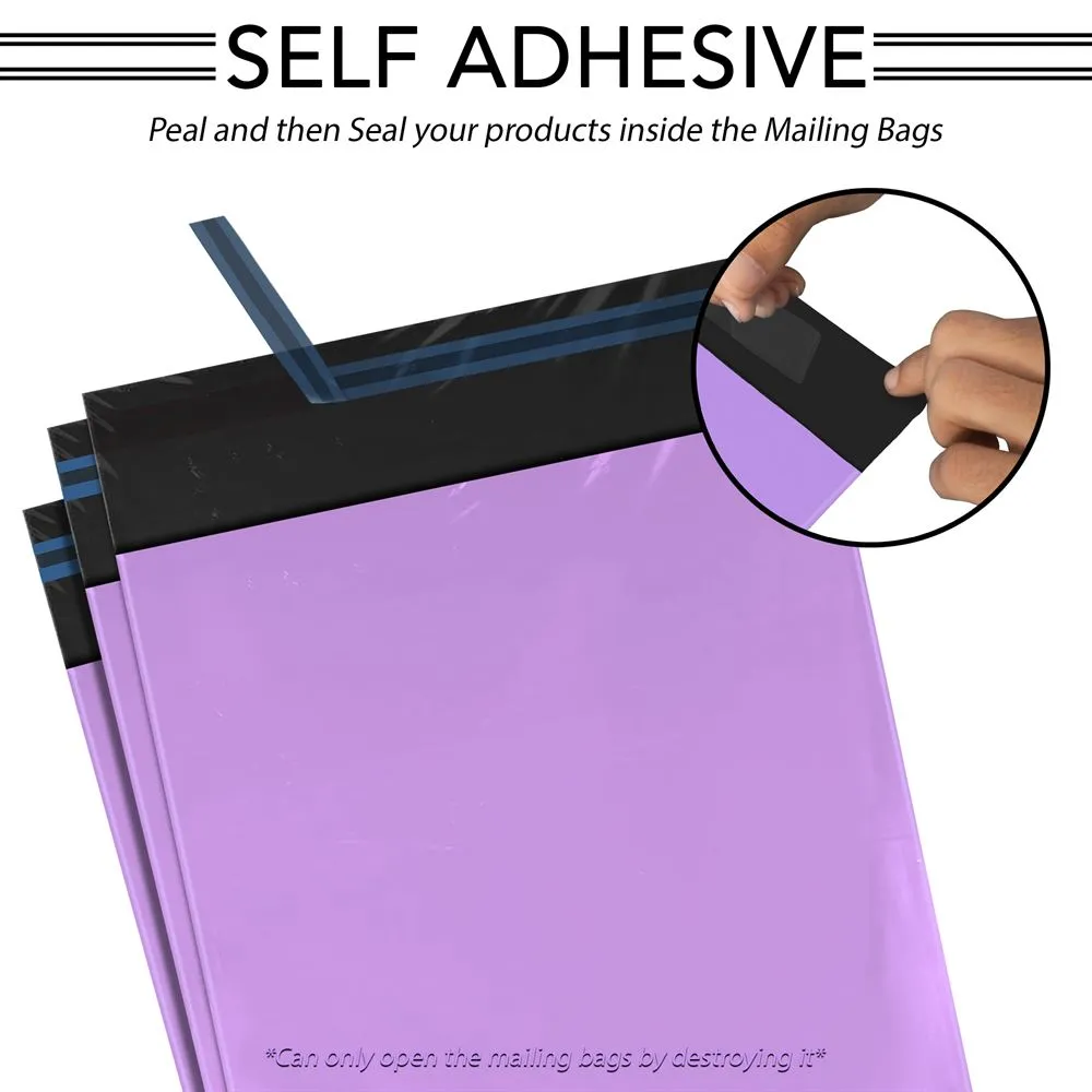 Strong Purple Mailing Bags Mailers Postal Self Seal Bag All Sizes