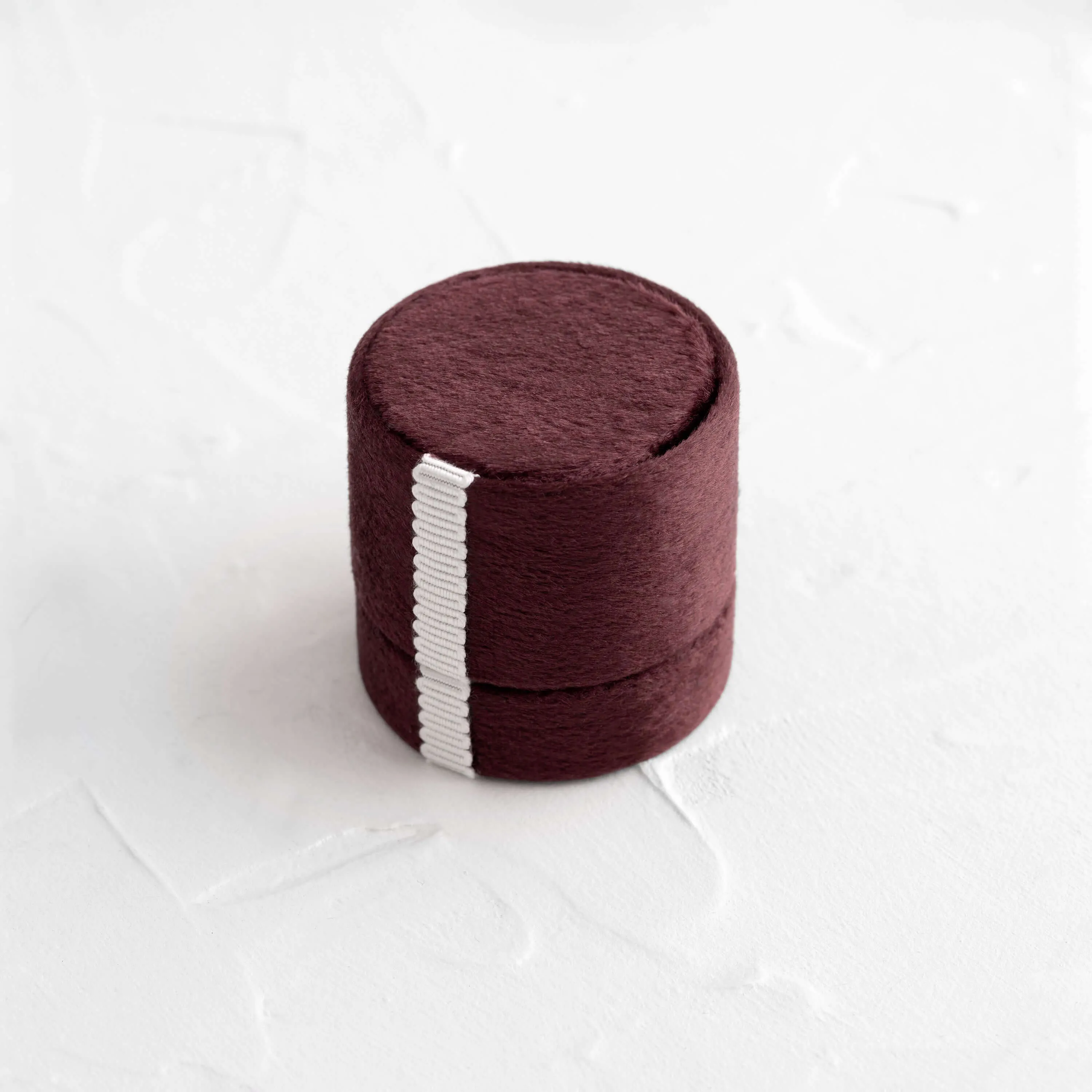 Velvet Ring Box - Bordeaux